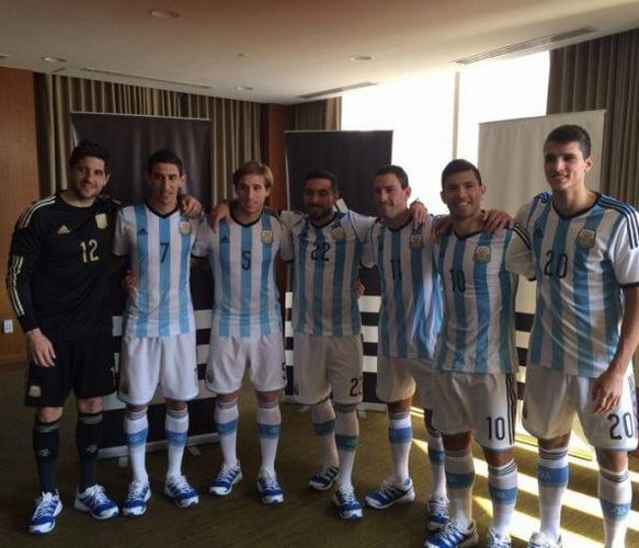 【2014年W杯】アルゼンチン代表：1stユニフォーム