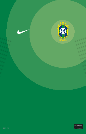 ブラジル代表：GKユニフォーム(グリーン)
