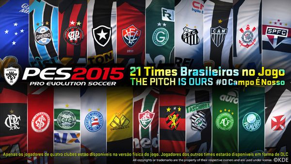 ウイイレ15 ブラジルリーグはと1のクラブチームが収録か