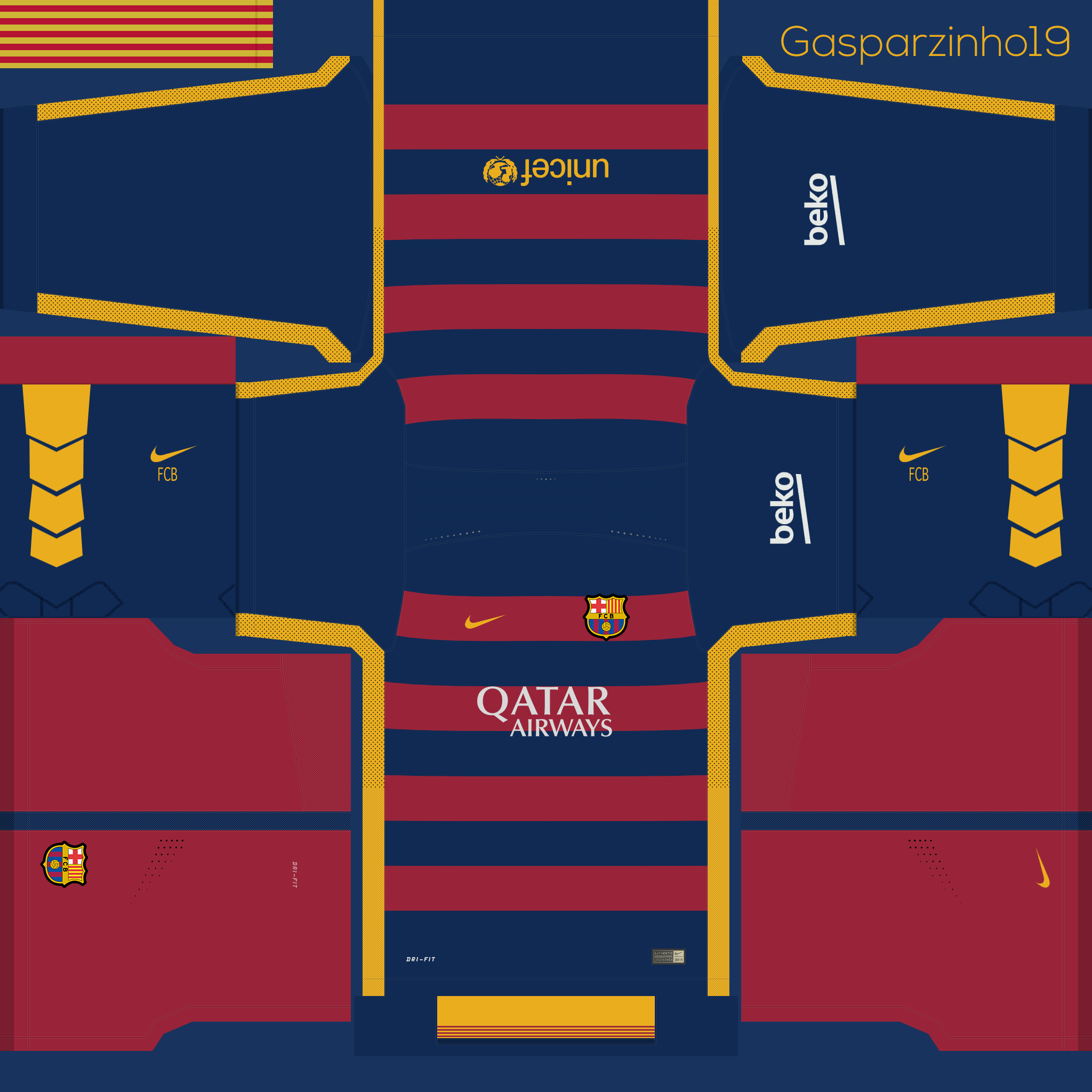 Buy Dream League Soccer Kits Barcelona 15 Cheap Online